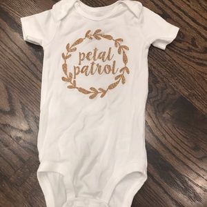 Flower girl onesie!